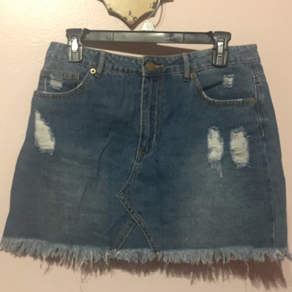 Women’s denim skirt